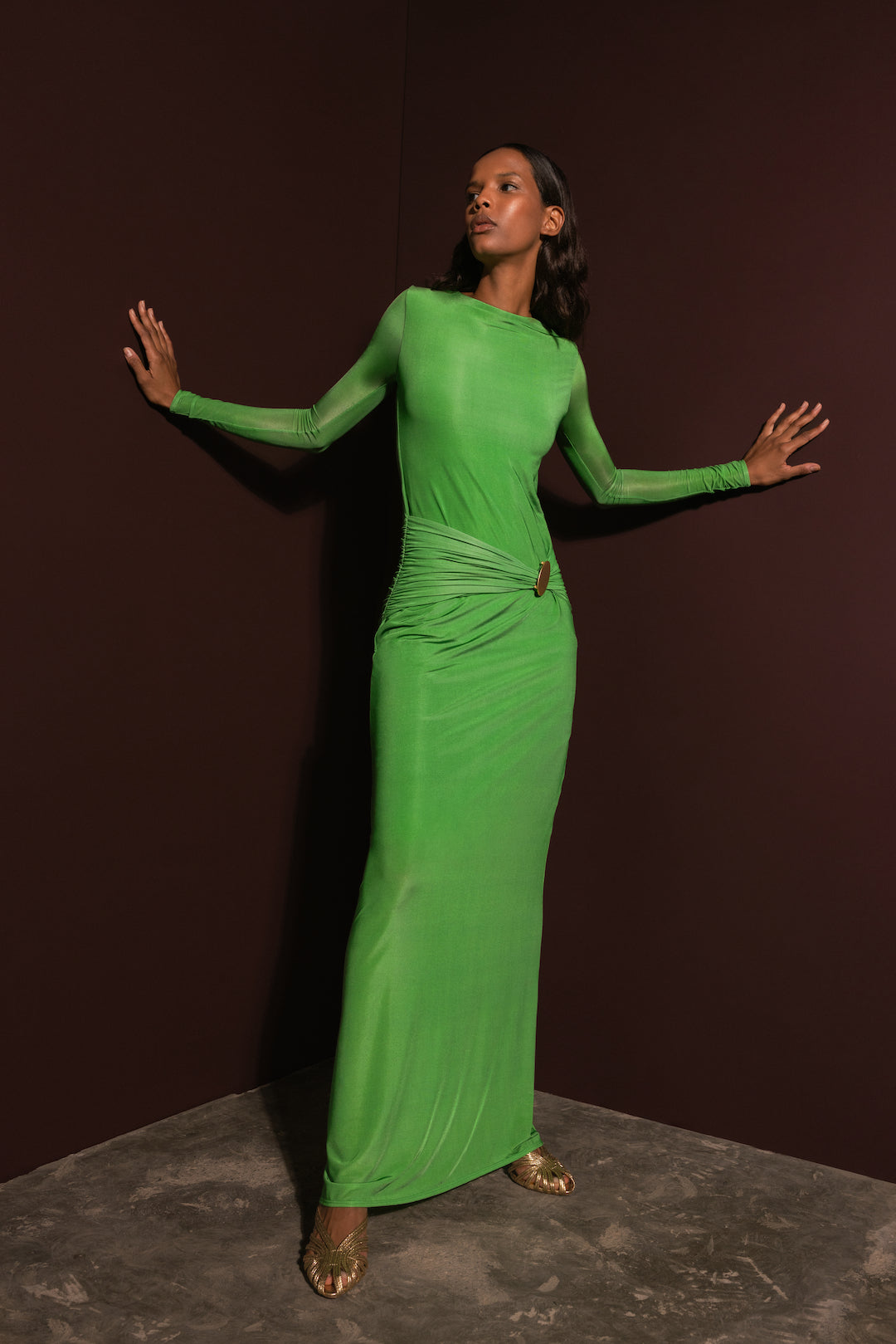 cala de la cruz green dress ygroup_lia